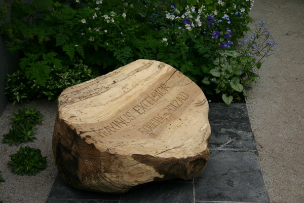 Ash hardwood sculpture Ash hardwood logs